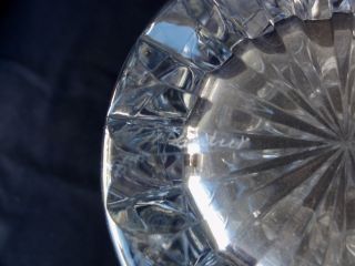 VINTAGE CLEAR CRYSTAL - ETCHED - GORGEOUS VASE - MARKED VAL ST LAMBERT 8