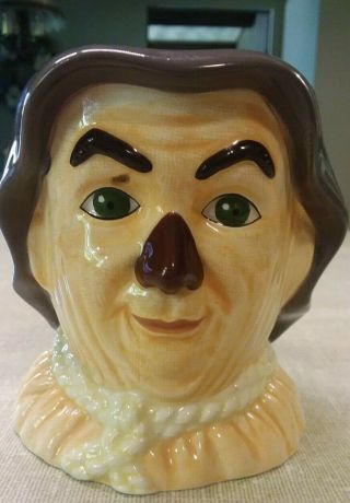 Vintage 3d Wizard Of Oz Large Ceramic Mug Scarecrowturner Ent 1999