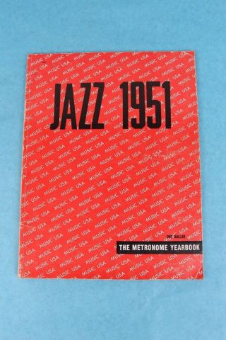 Vintage 1951 Jazz Music The Metronome Yearbook Oscar Peterson Miles Davis Etc.