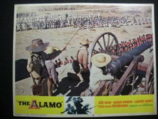 " The Alamo " John Wayne United Artists Color Lobby Card 1967