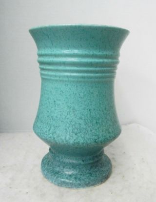 Roseville Pottery Tourmaline Vase,  Shape 613 - 8,  Issued In 1933,  Great Glaze