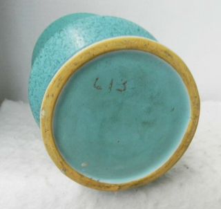 Roseville Pottery Tourmaline Vase,  Shape 613 - 8,  Issued in 1933,  Great Glaze 4