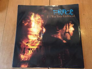 1987 Prince " If I Was Your Girlfriend " Vinyl 12 " Single Record (paisley Park)
