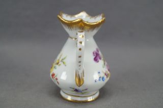 Franziska Hirsch Dresden Hand Painted Floral & Gold Mini Vase Circa 1896 - 1930 2