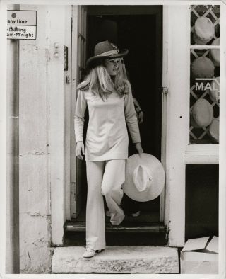 Ursula Andress Wearing A Stylish Pants Suit 1969 Press Photo