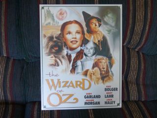 Wizard Of Oz Tin Sign