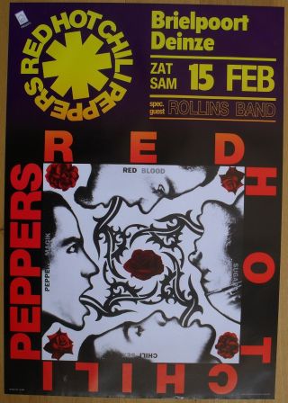 Red Hot Chili Peppers Concert Poster 