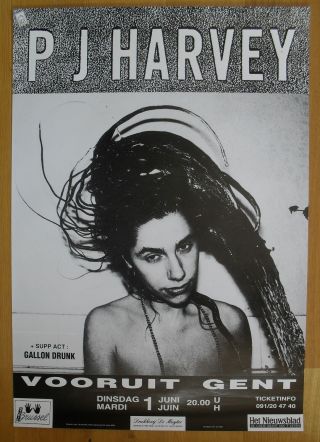 Pj Harvey Concert Poster 