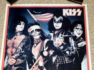 KISS Band Spirit Of ' 76 Destroyer Tour Poster Aucoin Gene Simmons Ace Peter Paul 2