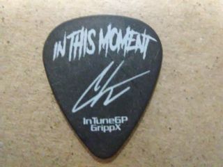 In This Moment Guitar Pick 2019 Tour Chris Howorth