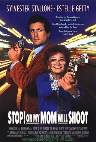 Stop Or My Mom Will Shoot Movie Poster Final Style 27x40 Sylvester Stallone