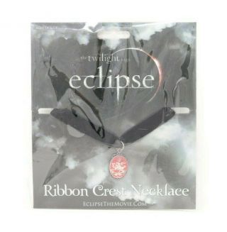 The Twilight Saga Eclipse Ribbon Crest Necklace Neca 2010 Hot Topic