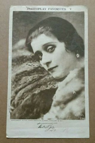Theda Bara (actress) Photo Print,  North American Newspaper Supplement,  1917