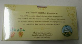 GINSENG SULLIVAN Herbal Tea by Celestial Seasoning Box w/ Jim Pollock Art 2