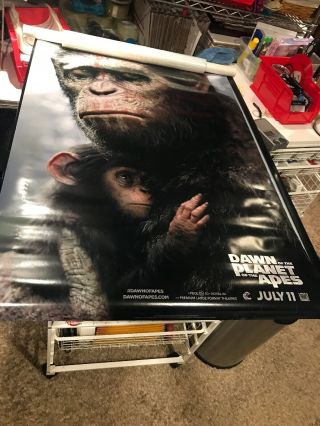 Dawn Of The Planet Of The Apes Movie Poster Ds Adv27x40 Gary Oldman Keri Russell