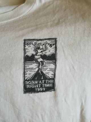 Paul Simon Vintage 1991 Born at the Right Time Central Park T - shirt Men ' s XL 2