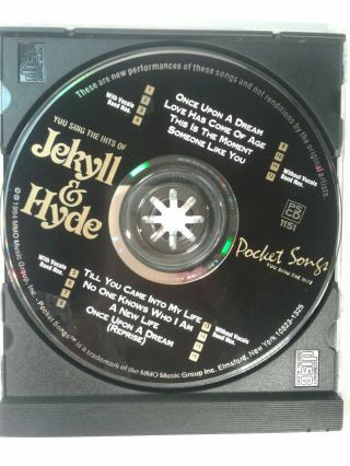 Jekyll & Hyde You Sing Dr.  Jekyll And Mr.  Hyde CD 3