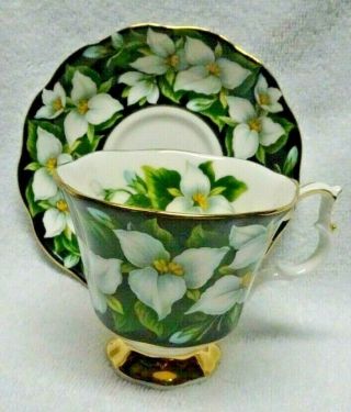 Royal Albert Provincial Flower Series Trillium Cup And Saucer