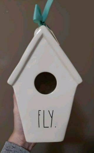 Rae Dunn Fly Birdhouse With Bird On Back