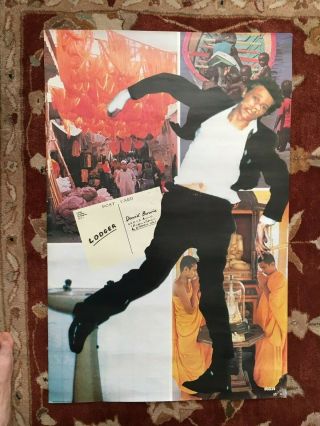 David Bowie The Lodger Rare Promotional Poster From 1979 23 " X35 "
