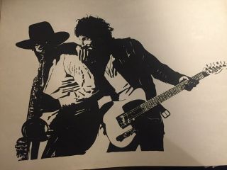 Bruce Springsteen - Born To Run Limited Edition Screen - Print Poster - Vintage