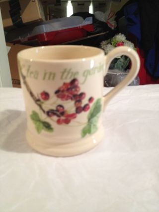 Emma Bridgewater,  " Kitchen Garden " Range,  1/2 Pint Mug,  1st.  Quality,  Bn
