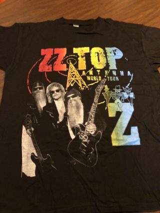 Zz Top Antenna 1994 World Tour Shirt Size Xl