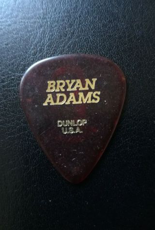 Bryan Adams Rare Guitar Pick ( (ultimate))  Tour Lp Cd Concert Ticket Live Vinyl