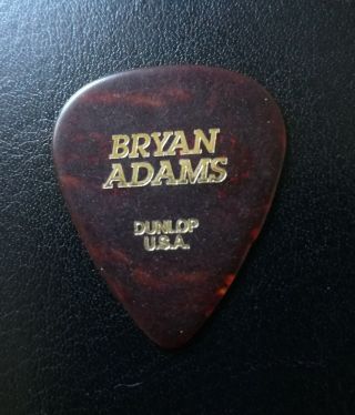 Bryan Adams Rare Guitar Pick ( (ulti Mate))  Tour Lp Cd Concert Ticket Live
