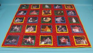 Ringo Starr And His All Star Band 2000 Tour Handmade 2006 Picture Quilt Beatles