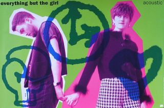 Everything But The Girl 1992 Acoustic Promo Poster