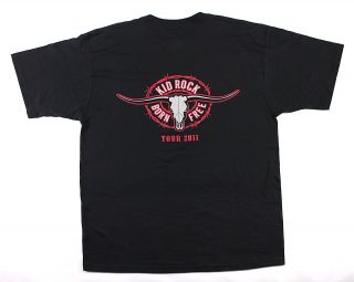 Kid Rock 2011 Born Upstaging Lighting & Transport Crew T - Shirt Xl