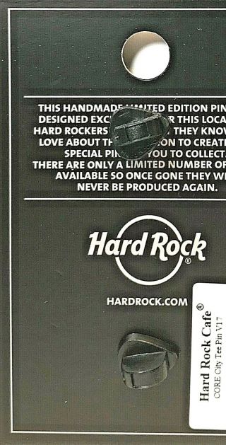 Hard Rock Cafe York Pin Core City Tee V17 Liberty Skyline Guitar 96328 2