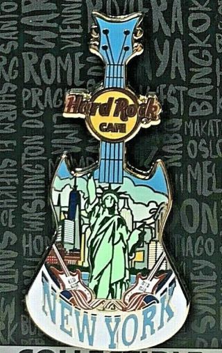 Hard Rock Cafe York Pin Core City Tee V17 Liberty Skyline Guitar 96328 3