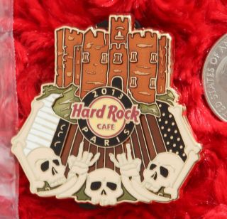 Hard Rock Cafe Pin Paris Halloween Skeleton Catacombs Skull Halloween Castle