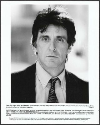 Al Pacino 1980s Promo Portrait Photo Sea Of Love