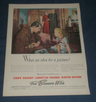 Cary Grant,  Loretta Young,  David Niven 1947 The Bishop 