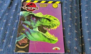 Jurassic Park Lost World Sticker Coloring Book Landoll 