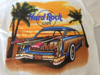 Hard Rock Cafe Vtg 90s Nwot Newport Beach Graphic T Shirt Mens Size Small