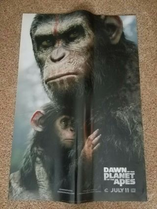 Dawn Of The Planet Of The Apes Movie Poster 27x40