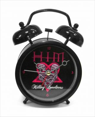 Him H.  I.  M.  Killing Loneliness Heartagram Metal Alarm Clock Official Merch