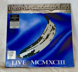 Velvet Underground " Live Mcmxciii " Ultra - Rare U.  S Lmtd 4lp Blue Vinyl Rsd
