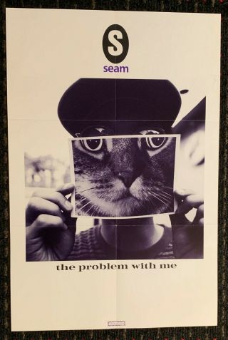 Seam The Problem With Me 15x24 Record Store Promo Poster Touch And Go Indie Rock