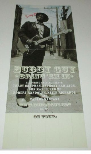 BUDDY GUY - Bring ' Em In : Signed Album Flat / Tour Blank Poster 2
