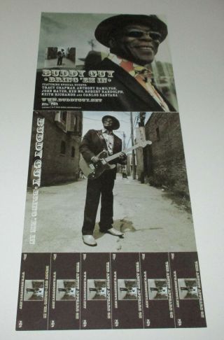 BUDDY GUY - Bring ' Em In : Signed Album Flat / Tour Blank Poster 3