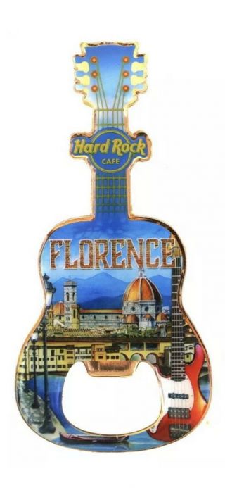 Hard Rock Cafe Florence Italy V17 City Tee Magnet Bottle Opener