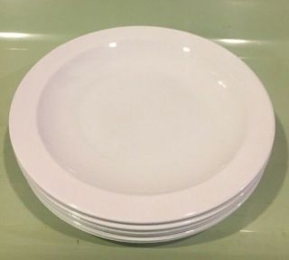 Six Corningware Centura 8 " Narrow Rimmed Salad Plates