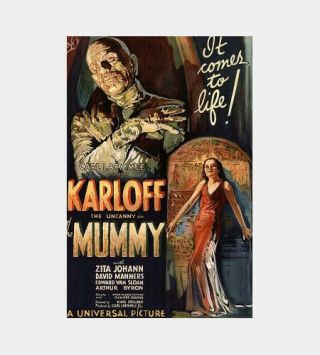 The Mummy - 1932 Movie Poster - Boris Karloff - 91 X 61 Cm 36 " X 24 "