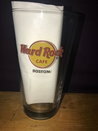 Hard Rock Cafe Pint Glass Boston