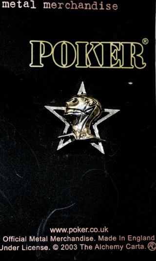 Poker Rox Sisters Of Mercy Pin Clasp Pc198
